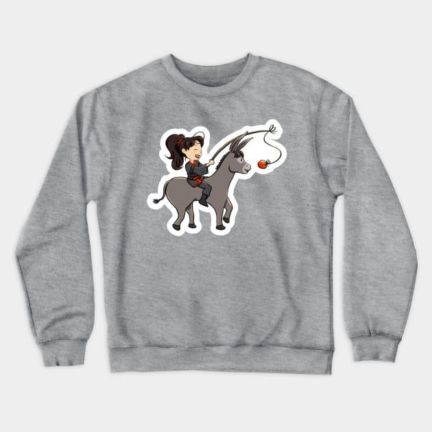 wei wuxian and lil' apple Crewneck Sweatshirt by Toalfish